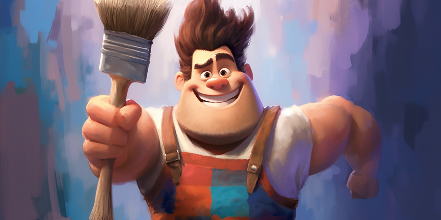 icjhogan_create_a_picture_of_a_strong_man_holding_a_paint_brush_96ead03f-84cf-46d9-be51-04fd3b5a0a2e