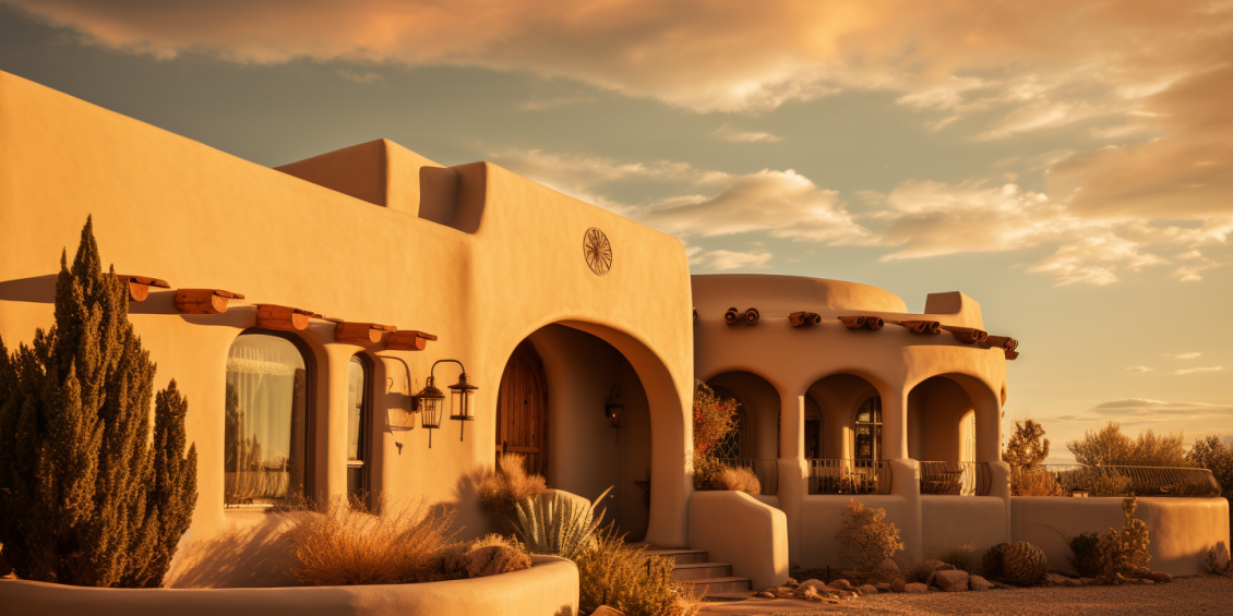 a beautiful Stucco home