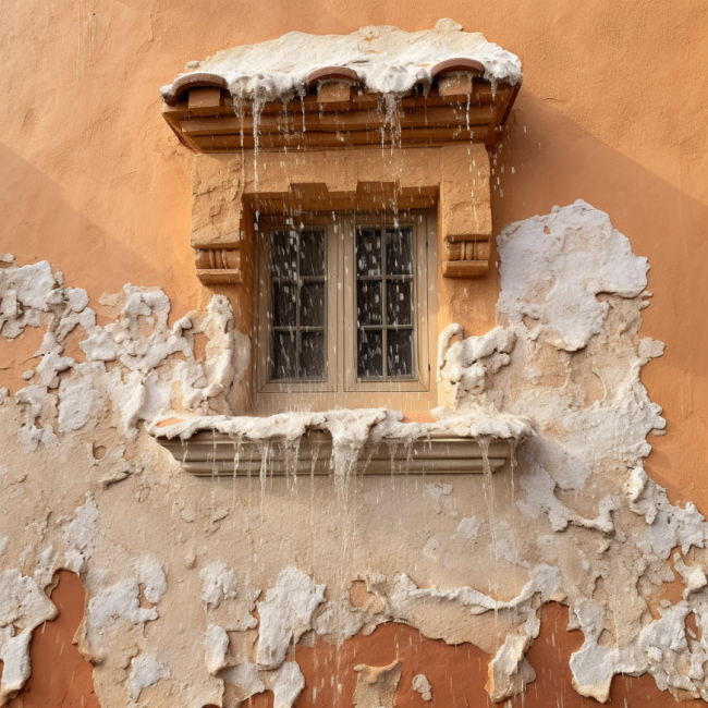 rogalltech_disney_pixar_style_image_of_stucco_that_is_wet_with__bb0ed80d-5f7e-4be4-b8c3-b9e50a818adf