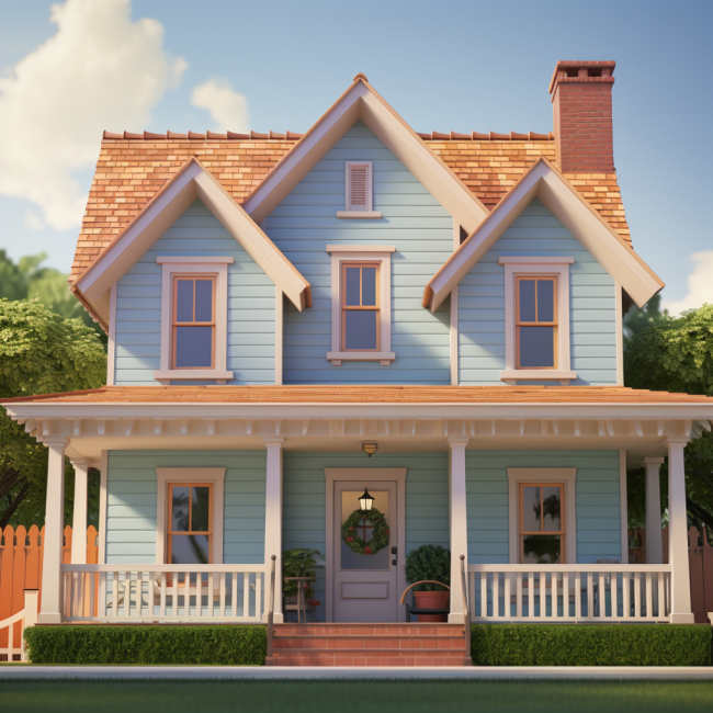 House with AZEK Siding