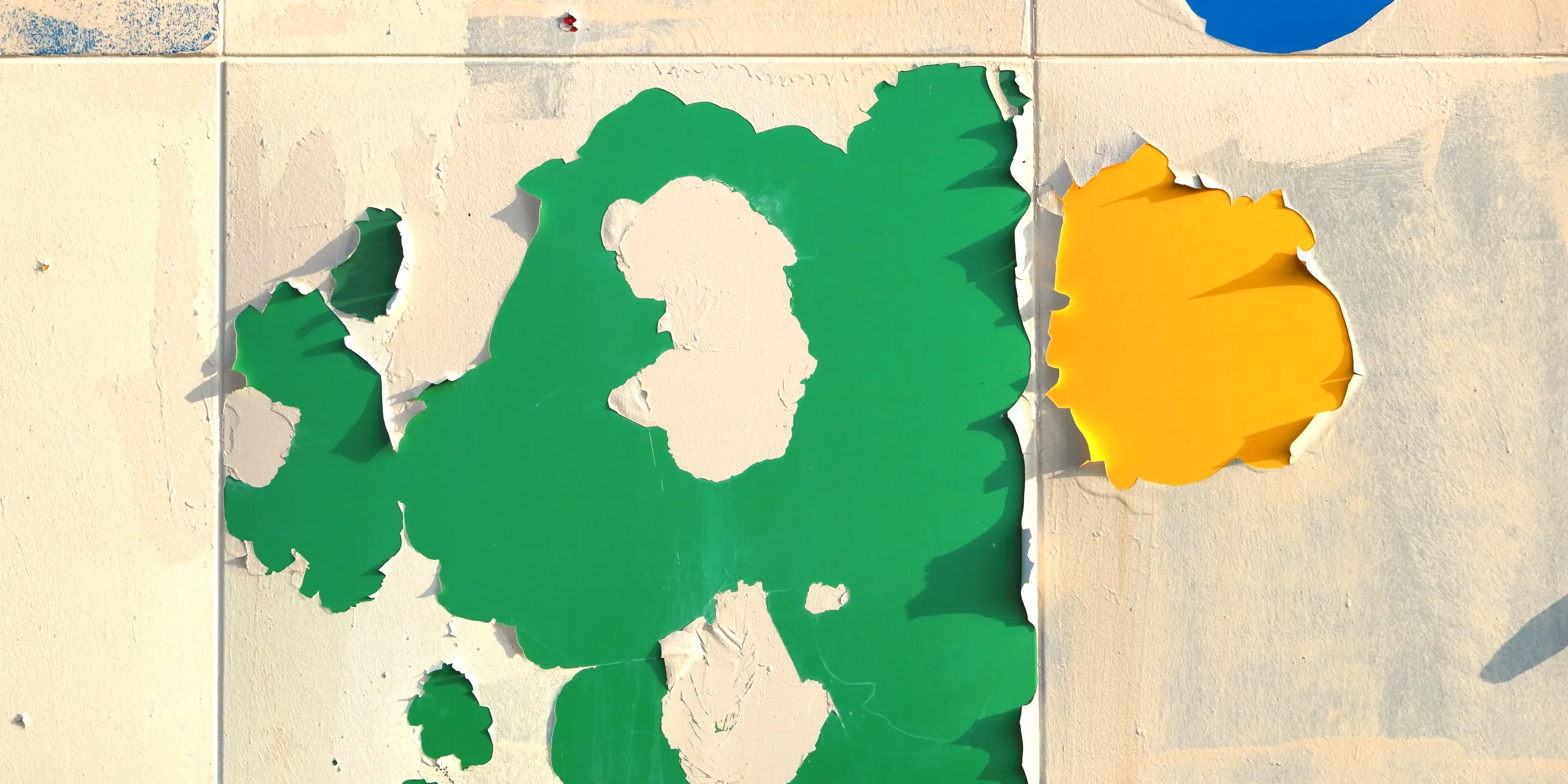 abstract and vibrant wall art elastomeric