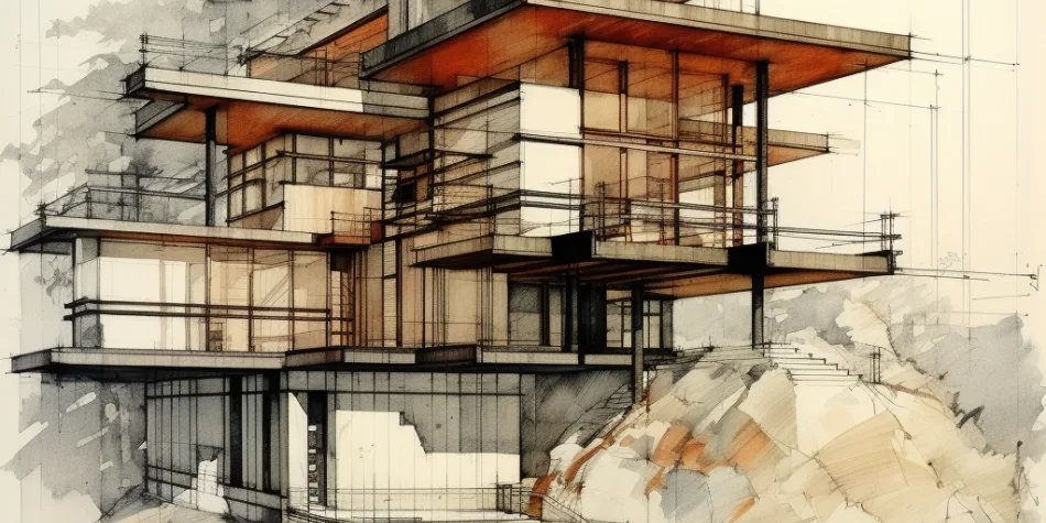 rogalltech_architectural_drawings_of_a_house_33c7dc20-87c3-4a79-ab77-d3a25bcd7bbe Architectural drawing of a modern house